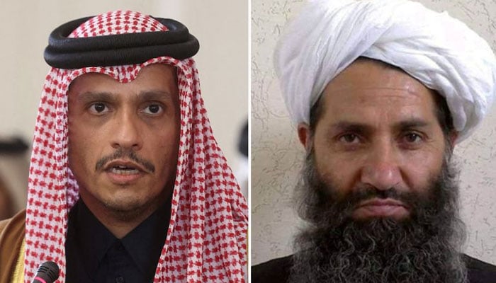 افغانستان میں قطری وزیراعظم اور طالبان سربراہ کی ملاقات