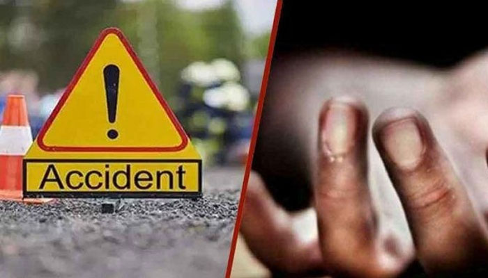 گاڑیوں کی ٹکر سے 2 افراد، ٹائر پھٹنے سے ایک شخص جاں بحق