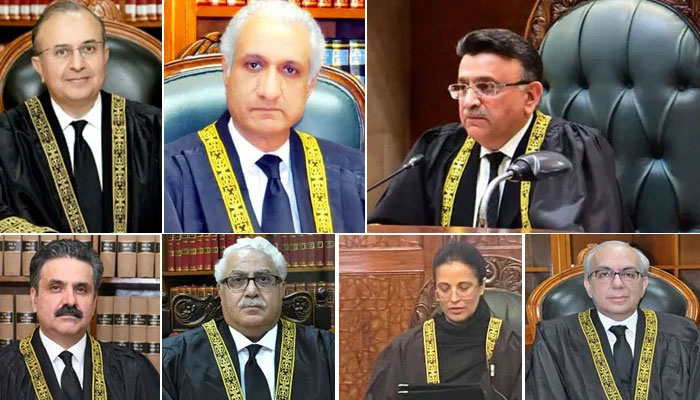 9 رکنی بنچ ٹوٹا، 7 رکنی قائم، پریکٹس اینڈ پروسیجرل بل کا فیصلہ ہونے تک بنچ میں نہیں بیٹھ سکتا، جسٹس فائز عیسیٰ، جسٹس طارق کا بھی اتفاق