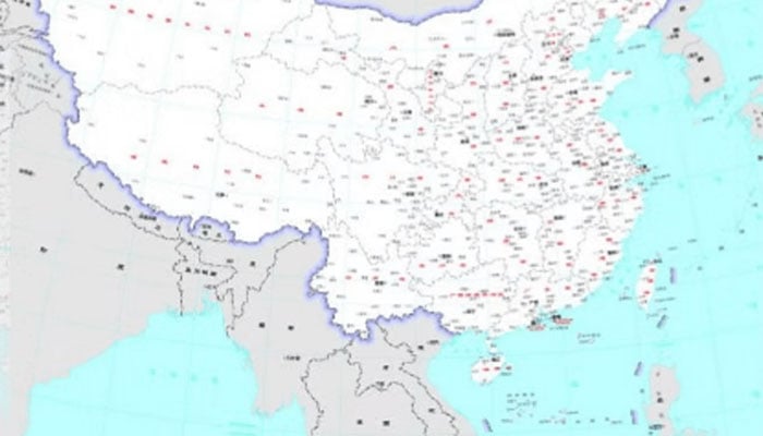 چین کا معیاری نقشے کا 2023 ایڈیشن جاری، ریاست اروناچل پردیش شامل