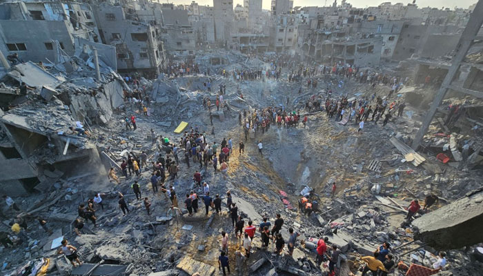 جبالیہ کیمپ پر پھر اسرائیلی حملہ، درجنوں شہید، 24 گھنٹوں میں 16 صیہونی فوجی ہلاک