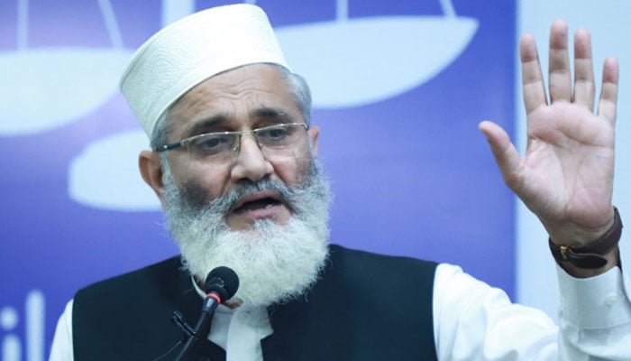 بے روزگاری، کرپشن، مہنگائی کے خاتمے کیلئے ترازو کو ووٹ دیں، سراج الحق