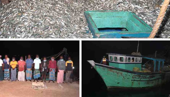 سری لنکا کی بحریہ نے 21 بھارتی ماہی گیر گرفتار کر لیے