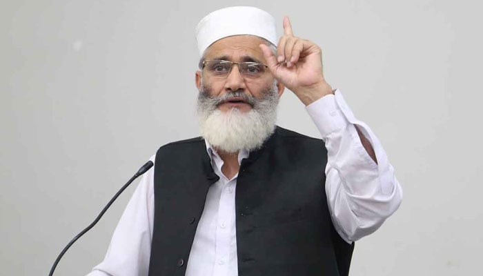 عوامی مینڈیٹ چوری کرنیوالے جلد گھروں کو لوٹ جائینگے، سراج الحق