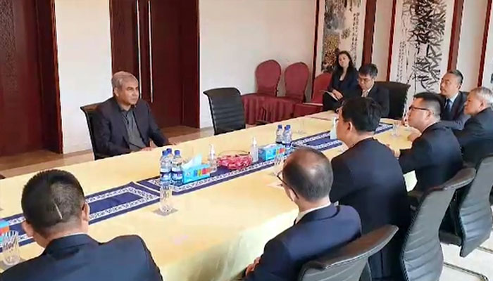 بشام دہشت گردی، وزیر داخلہ کا چینی سفارتخانے کا دورہ، تفتیشی ٹیم کو بریفنگ دی