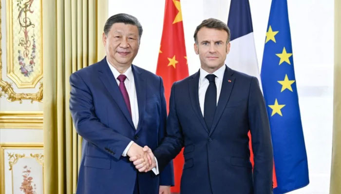 چینی صدر کا دورہ فرانس، دونوں ممالک کا غزہ جنگ بندی کا مطالبہ