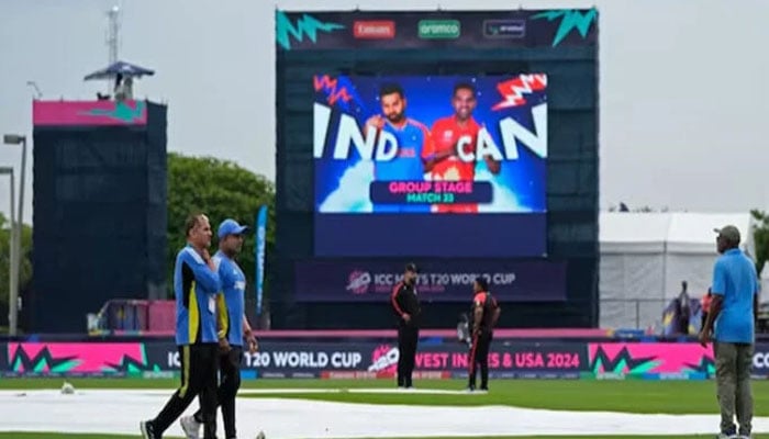 ٹی ٹوئنٹی ورلڈ کپ، بارش کے باعث بھارت کینیڈا کا میچ بھی منسوخ