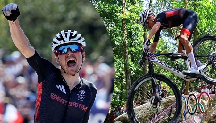 سائیکل پنکچر ہونے کے باوجود برطانوی کھلاڑی نے’’ اولمپک ماؤنٹین‘‘ بائیک ٹائٹل جیت لیا