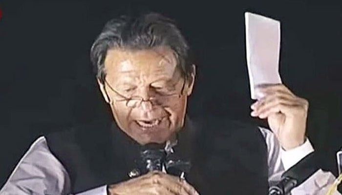 عمران کے حکومت کی تبدیلی کے الزامات اور سچ، سائفر میں کیا لکھا تھا