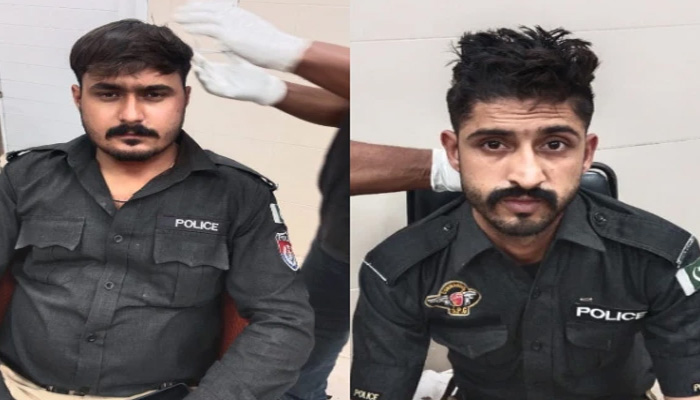 نصرت بھٹو کالونی میں علاقہ مکینوں کے تشدد سے 2 پولیس اہلکار زخمی