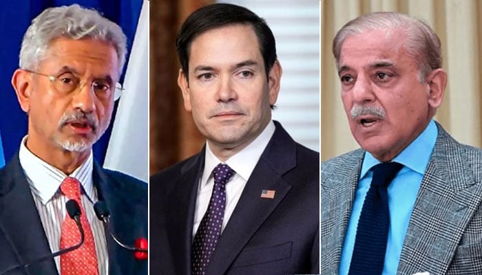 پاکستان انڈیا کشیدگی کم کریں، رابطے بحال اور امن کیلئے مل کر کام جاری رکھیں، امریکی وزیر خارجہ کا شہباز شریف اور بھارتی وزیر خارجہ کو فون