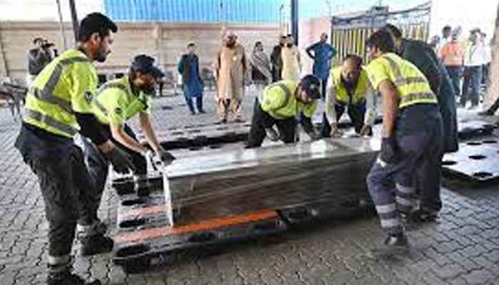 لیبیا کشتی حادثے میں جاں بحق پاکستانیوں کی میتیں لاہور پہنچا دی گئیں