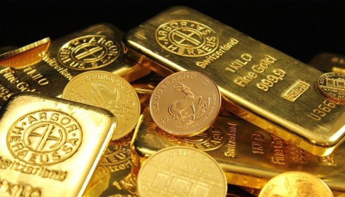 گولڈ مارکیٹ: سونا فی تولہ 7800 روپے مہنگا