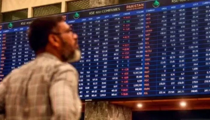 اسٹاک ایکسچینج، منفی رجحان، 100 انڈیکس میں 39 پوائنٹس کی کمی
