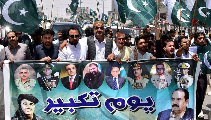 یوم تکبیر، مختلف سیاسی، مذہبی جماعتوں اور تنظیموں کی جانب سے ریلیاں نکالی گئیں