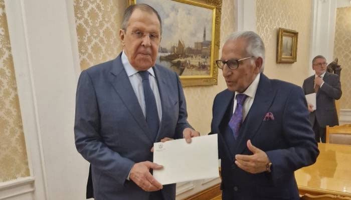 طارق فاطمی کی روسی وزیر خارجہ سرگئی لاروف سے ملاقات