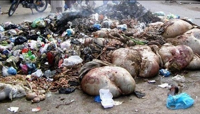 کراچی میں آلائشوں کی چیر پھاڑ پر 180 سے زائد افراد گرفتار