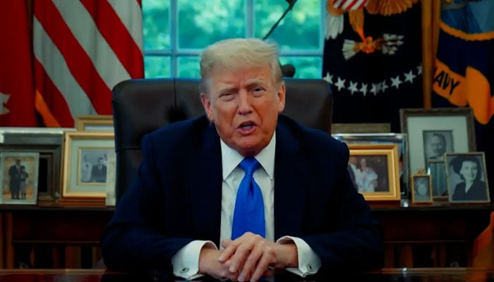 ایران غیر مشروط ہتھیار ڈالے، خامنہ ای آسان ہدف، معلوم ہے کہاں چھپے ہیں، ایران کی فضائی حدود پر مکمل کنٹرول ہے، ٹرمپ