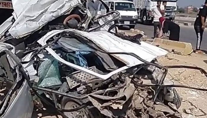 مصر میں ٹریفک حادثہ، تین کم عمر مزدوروں سمیت 19 ہلاک