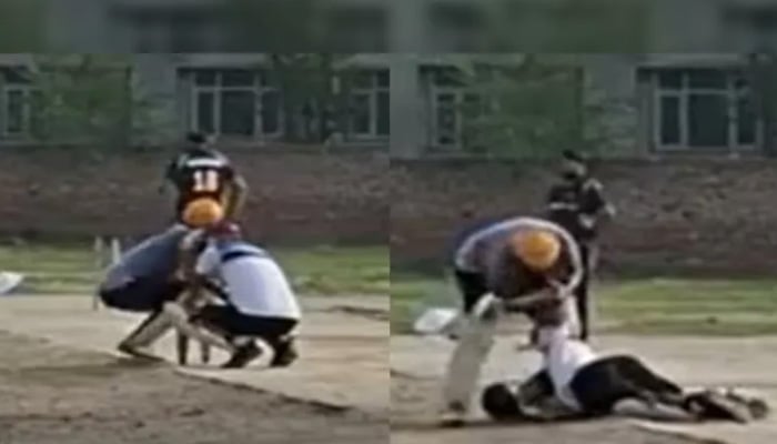 کلب کرکٹ میں چھکا لگاتے ہی بیٹر کی وکٹ پر موت