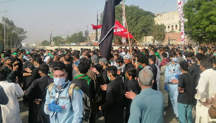 انجمن سادات امروہہ تحت آج جلوس برآمد