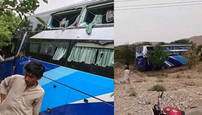 قلات، کراچی سے کوئٹہ جانے والی بس پر فائرنگ، 3 مسافر جاں بحق، 16 زخمی