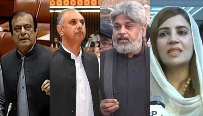 پارلیمنٹ میں PTI کے دونوں اپوزیشن لیڈرز کو سزائیں
