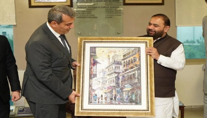 وفاقی وزیر اورنگزیب خان کھچی سے آذربائیجان کے سفیر خضر فرہادوف کی ملاقات