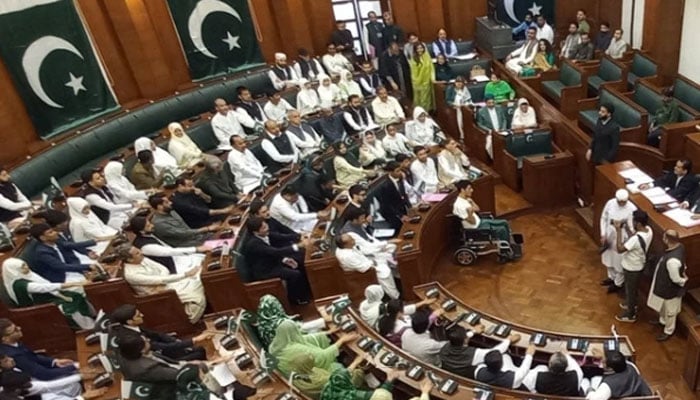 سندھ اسمبلی، 78 ویں یومِ آزادی پر وقار خصوصی اجلاس، پرچم کشائی کی تقریب
