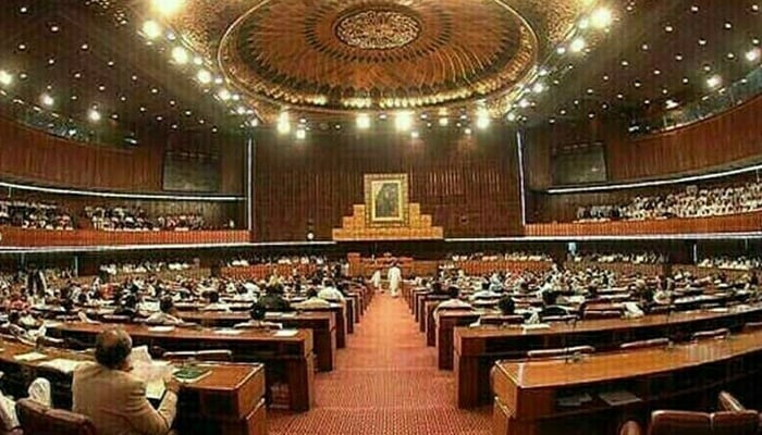 قومی اسمبلی کا دوسرا اجلاس بھی قائد حزب اختلاف کے بغیر رہا