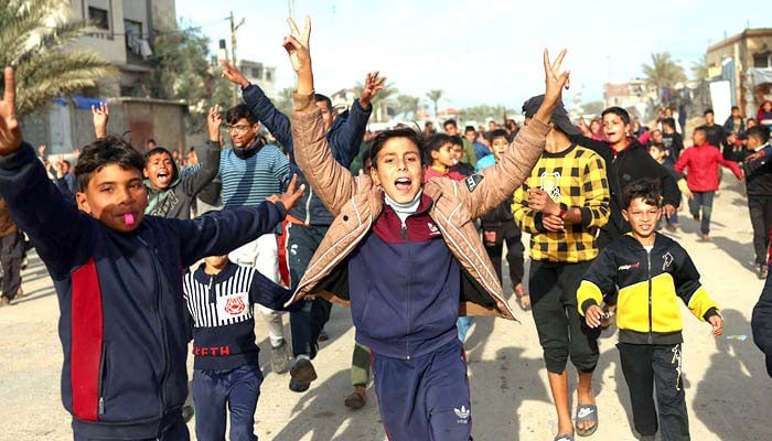 ٹرمپ کے اعلان کے بعد غزہ کے شہریوں میں خوشی کی لہر