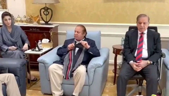 جاتی امرا میں نواز، مریم، شہباز ملاقات، پیپلز پارٹی کیساتھ سیز فائر پر اتفاق