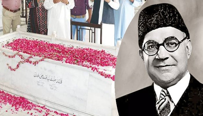 قائد ملت لیاقت علی خان کی 74 ویں برسی احترام کیساتھ آج منائی جائے گی