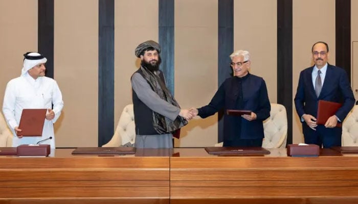 بھارتی عزائم ناکام، پاک افغان جنگ بندی، دوحا میں 13 گھنٹے مذاکرات، پاکستان اور طالبان حکومت میں امن معاہدہ