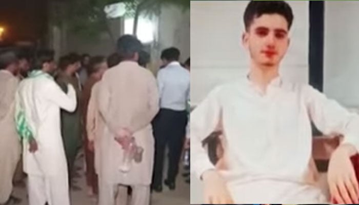 پولیس تشدد سے 15 سالہ لڑکے کی ہلاکت، ورثاء کا سڑک پر لاش رکھ کر احتجاج