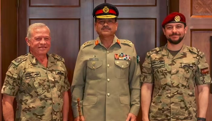 آرمی چیف کی اردن میں شاہ عبداللّٰہ، ولی عہد اور عسکری قیادت سے بھی ملاقاتیں