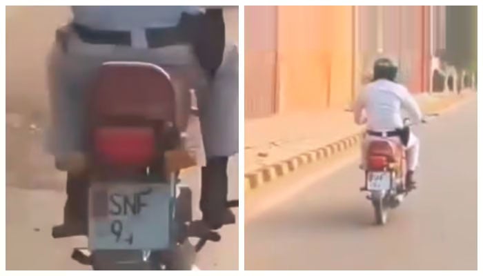 پولیس اہلکار بغیر نمبر پلیٹ گاڑیاں چلانے لگے، ایڈیشنل آئی جی کا نوٹس