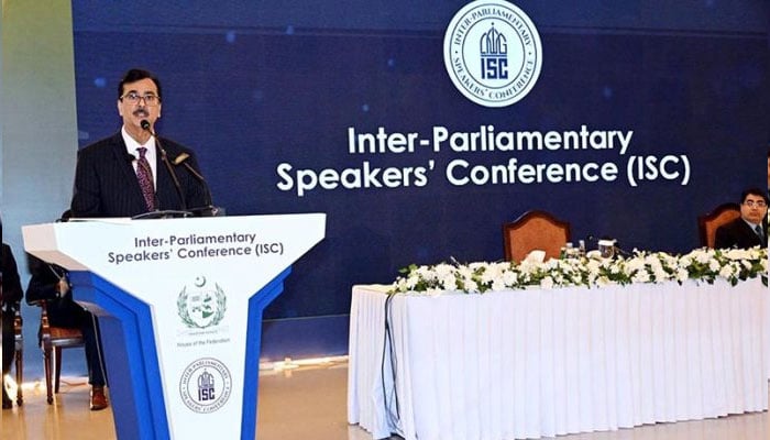 دہشت گردی، دنیا کیلئے سنگین خطرہ، خاتمے کیلئے اجتماعی سیاسی عزم کی ضرورت، بین الپارلیمانی اسپیکرز کانفرنس