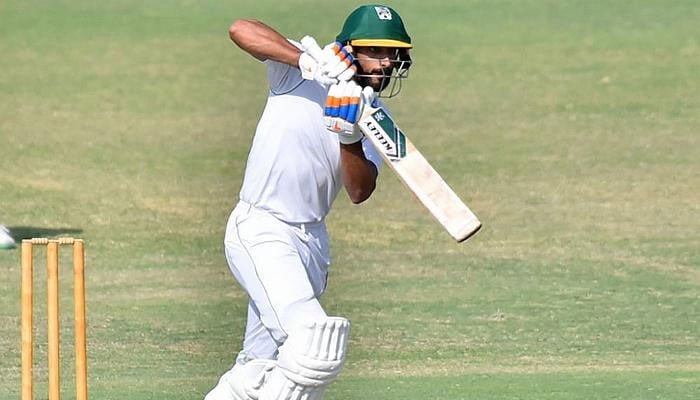 قائد اعظم ٹرافی: شان مسعود کی کراچی بلوز کیلئے ڈبل سنچری