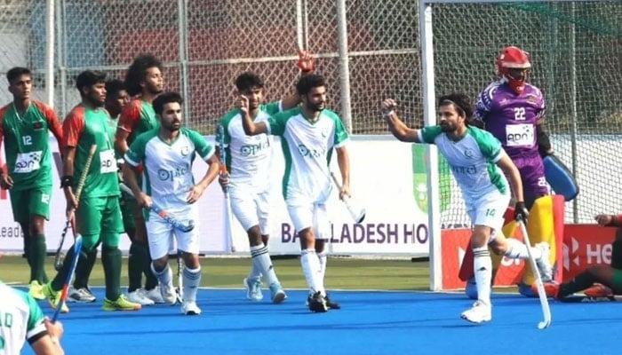 بنگلہ دیش کو ہرا کر پاکستان ہاکی ورلڈکپ کوالیفائنگ راؤنڈ کا اہل