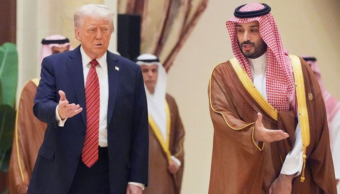 سعودی ولی عہد 7 سال بعد دورہ امریکا پر واشنگٹن پہنچ گئے