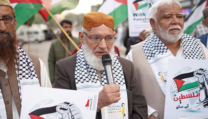 فلسطینی عوام کی مزاحمت عالمی قوانین کے مطابق ان کا قانونی حق ہے، مقررین