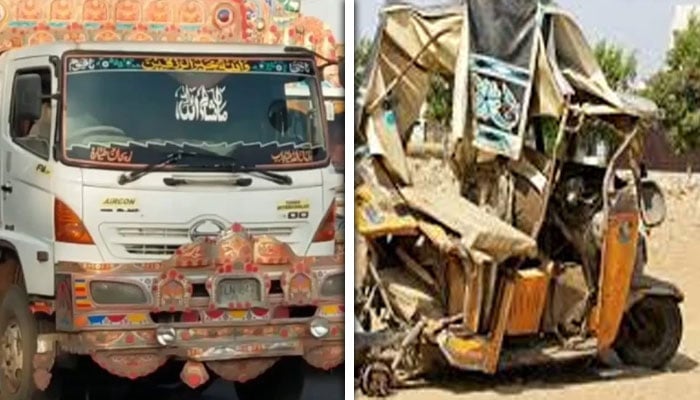 حیدرآباد میں بھی ڈمپرمافیا بے لگام، 3 رکشے کچل ڈالے،ایک ہلاک