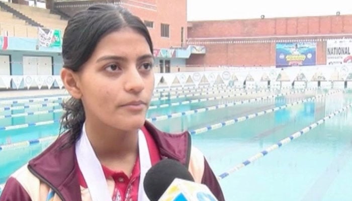 قومی گیمز، سندھ کیلئے سوئمر حریم کا گولڈ، فائقہ کا ڈبل کراؤن، پاک آرمی کے میڈلز کی سنچری