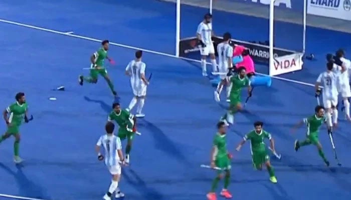 ہاکی، پاکستان کو ارجنٹائن سے شکست