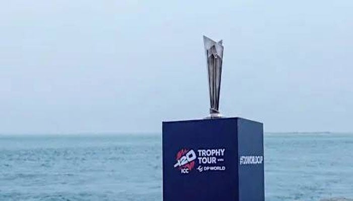 ٹی 20 ورلڈکپ ٹرافی کا عالمی ٹور ایڈم برج سے شروع