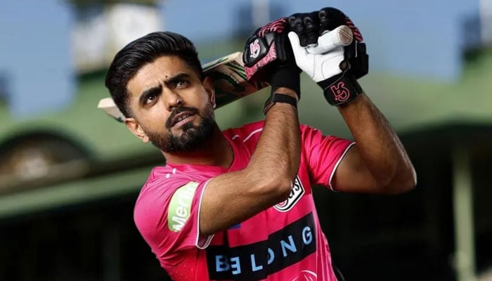 بابر اعظم بگ بیش کے دوسرے میچ میں بھی ناکام، 9 رنز بناسکے