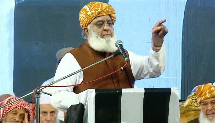 ہمیں خطرہ اپنی حکومت، بیوروکریسی اور صنعت کاروں سے ہے، مولانا فضل الرحمٰن