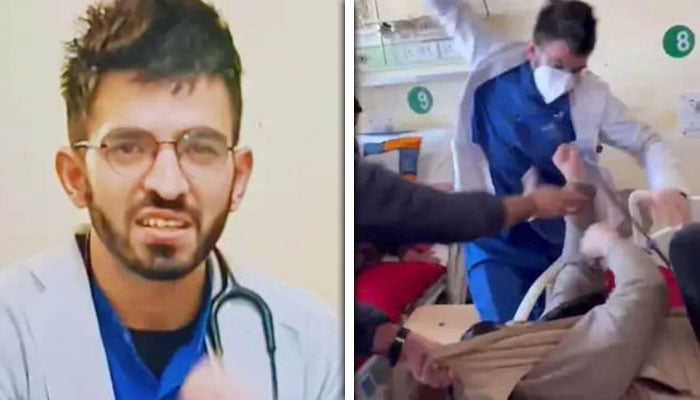 بھارت میں آکسیجن مانگنے پر ڈاکٹر کا سانس کے مریض پر بہیمانہ تشدد