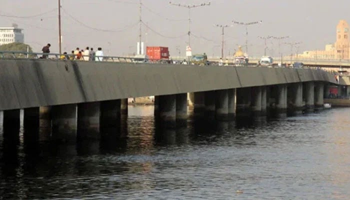 نیٹی جیٹی پل سے ایک شخص کی مبینہ طور پر چھلانگ لگا کر خودکشی کی کوشش